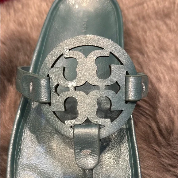 Tory Burch | Miller Cloud Sandals | Audrey Blue | 7.5 - Picture 6 of 9